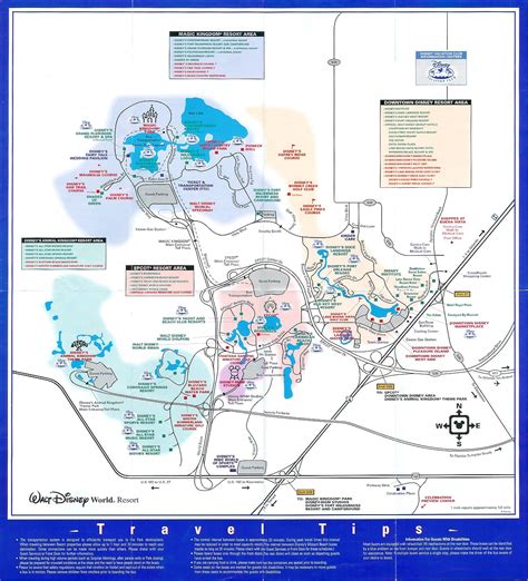 Walt Disney World Map with Hotels: A Comprehensive Guide