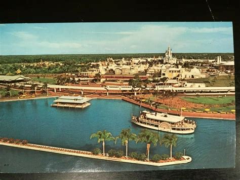 Walt Disney World Orlando Florida 1970 Souvenir Postcard Folder PDF