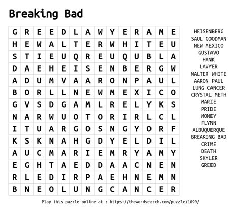 Walter White Cooked It Up Crossword:  A Challenging Puzzle for Breaking Bad Fans