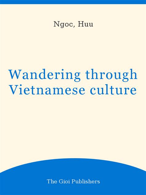 Wandering Through Vietnamese Culture Ebook Kindle Editon