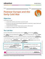 War In Europe Guided Answer Key Doc