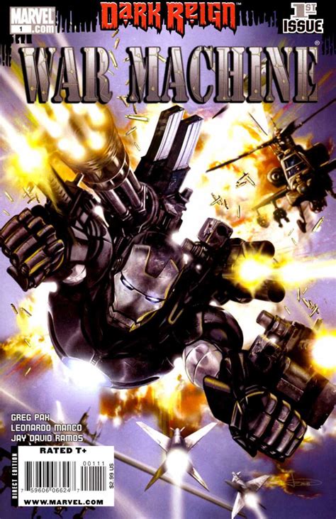 War Machine 1 Variant Edition Dark Reign Vol 1 Reader