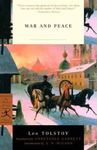 War and Peace Modern Library Classics Reader
