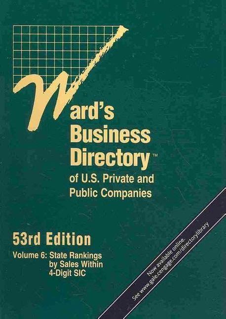 Ward's Business Directory of U.S. Private and Public Companies Vol. 8 57th Edition Epub