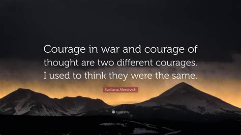 Warfare and Courage: