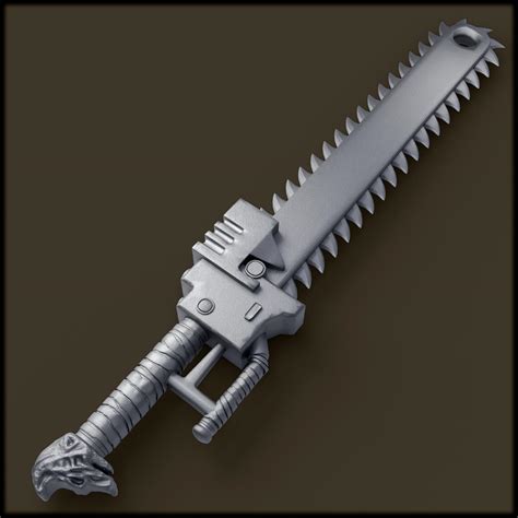 Warhammer 40k Chainsword: A Sinister Weapon of the Warhammer 40k Universe