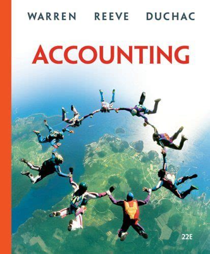 Warren Reeve Duchac Accounting 22 Edition Solutions PDF