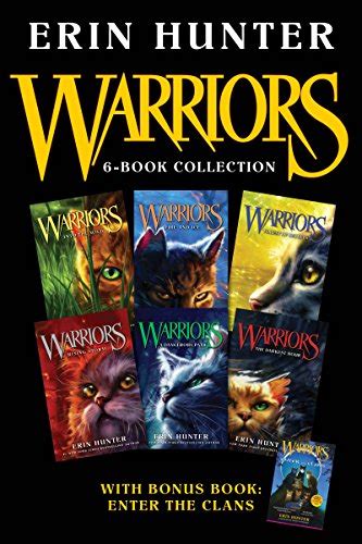 Warriors 6-Book Collection with Bonus Book Enter the Clans Books 1-6 Plus Enter the Clans Warriors The Prophecies Begin