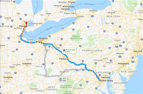 Washington DC to Detroit Michigan: A Comprehensive Guide