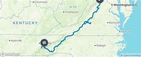 Washington DC to Nashville: A Journey of 448 Miles