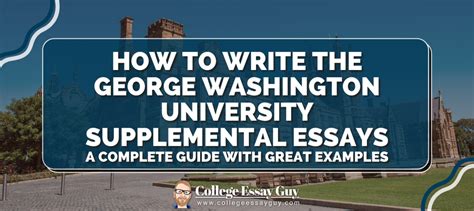 Washington University Supplemental Essays: A Comprehensive Guide