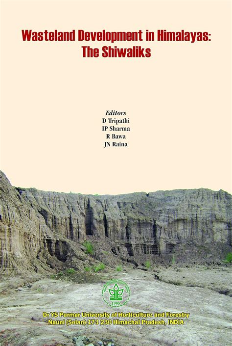 Wasteland Development in Himalayas The Shiwaliks Kindle Editon