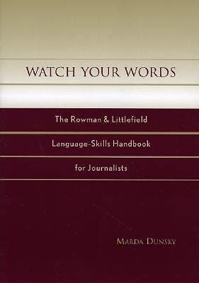 Watch Your Words The Rowman & Little Epub