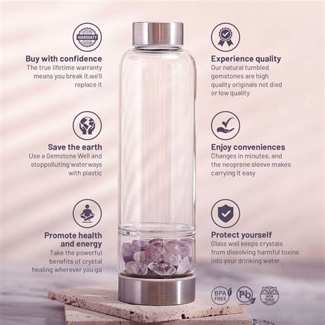 Water Bottle with Crystal Inside: A Unique Hydration Experience