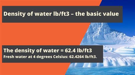 Water Density Exposed: 62.43 lbs/ft³ Unveiled