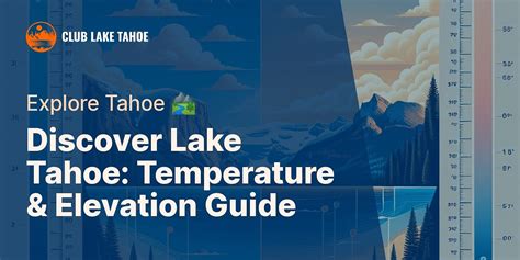 Water Temperature in Lake Tahoe: A Complete Guide