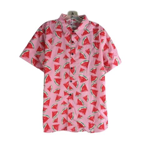 Watermelon Button Up Shirt: A Fruity Fashion Statement