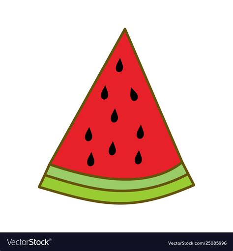 Watermelon Slice Template