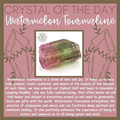 Watermelon Tourmaline: A Crystal of Hope and Healing