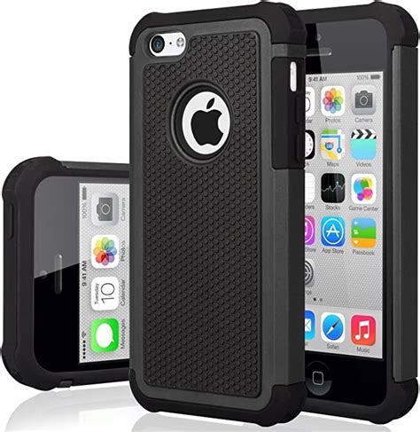 Waterproof Shockproof Durable iPhone 5C Black Epub