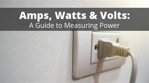 Watts: Measuring Power