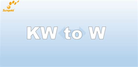 Watts to kW Converter: Effortless Conversion with Numbers and Tools