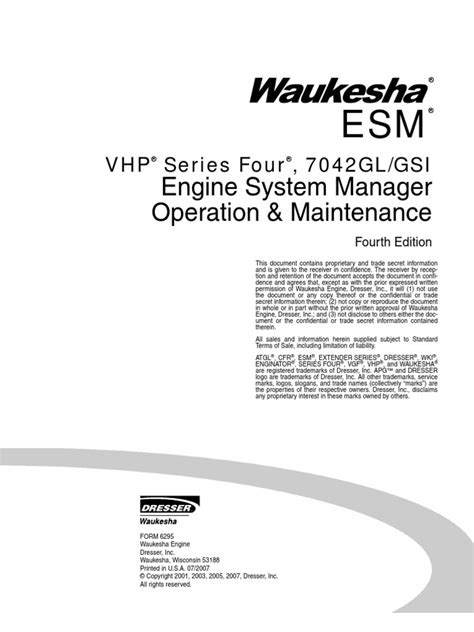 Waukesha Gas Generator Esm Manual Ebook Reader