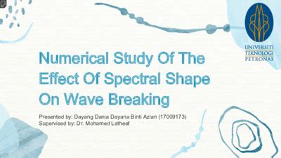 Wave Breaking A Numerical Study Kindle Editon