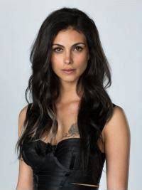 Wavy 20" Long Black Remy Human Hair Morena Baccarin Wigs