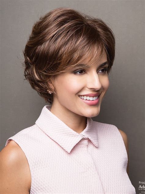 Wavy 4" Short Brown Bob Capless Wigs