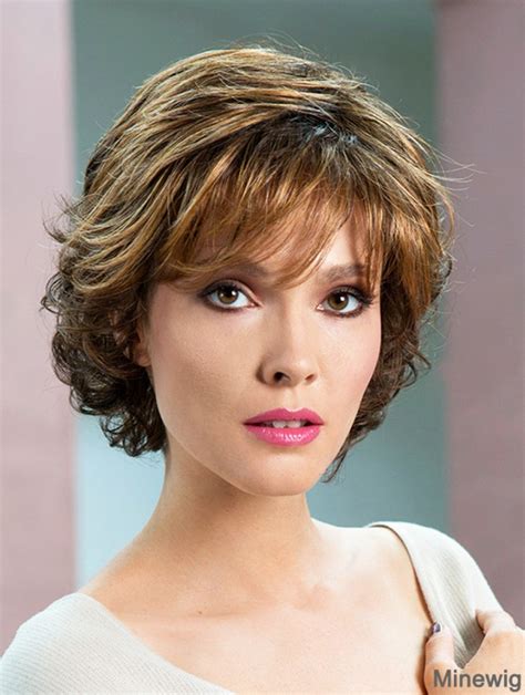 Wavy Brown Short 8" Soft Classic Wigs: VS 2025