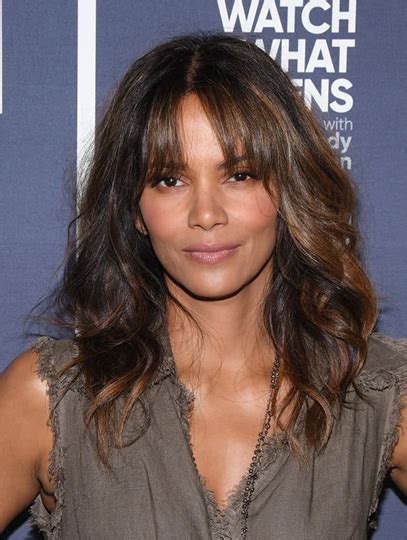 Wavy Ombre/2 Tone Capless Long With Bangs Halle Berry Wigs