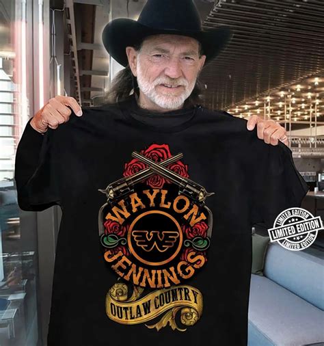 Waylon Jennings Outlaw Shirt: A Symbol of Rebellion and Country Music Iconography