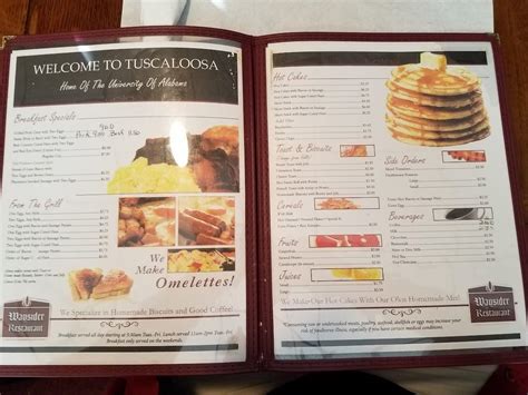 Waysider Restaurant Menu: A Culinary Journey through Culinary Delights