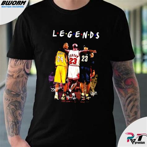 We're All Friends: LeBron, Michael Jordan, and Kobe Bryant Shirts