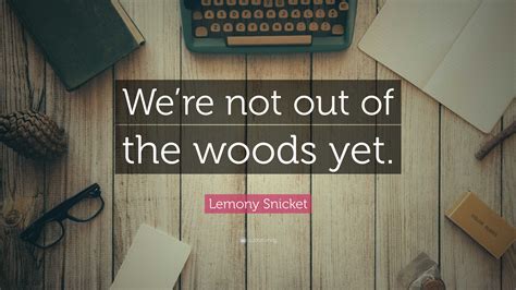 We re Not Out of the Woods Yet Epub