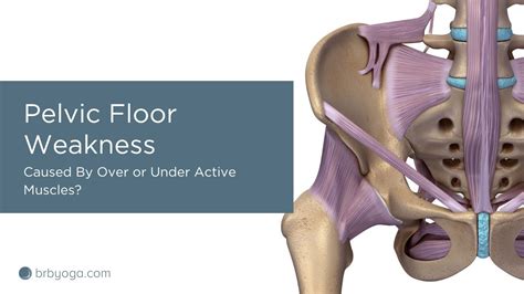 Weak pelvic floor muscles: