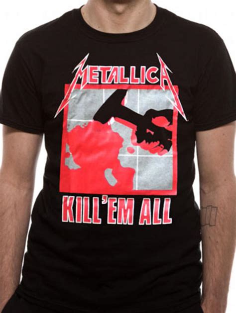 Wear a Kill 'Em All Metallica T-shirt to Unleash Your Inner Rebel