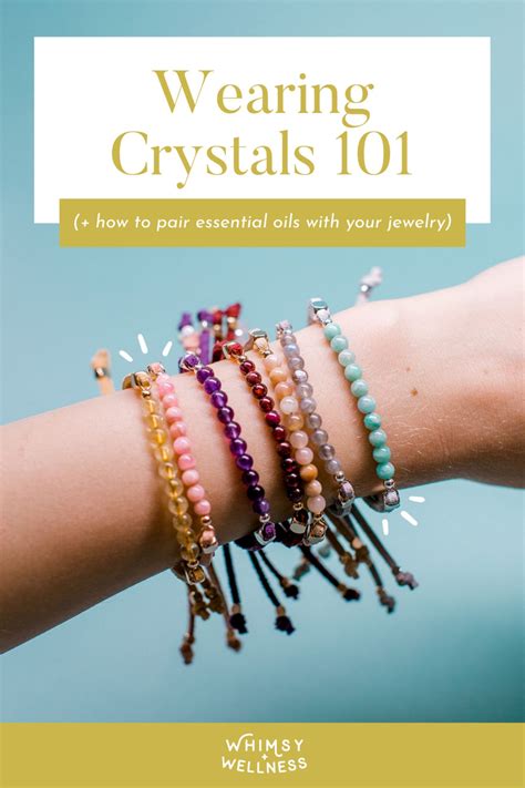 Wear crystals as jewelry: