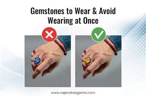 Wearing gemstones: