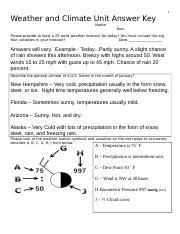 Weather And Climate Answer Key Kindle Editon