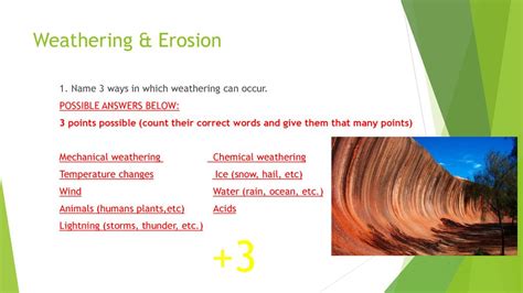 Weathering And Erosion Answers PDF