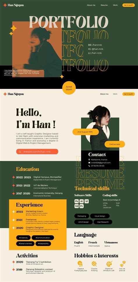 Web Designer College Application Examples: Stand Out in the Digital Realm