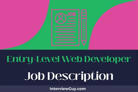 Web Developer Job Entry Level: A Comprehensive Guide for Aspiring Developers