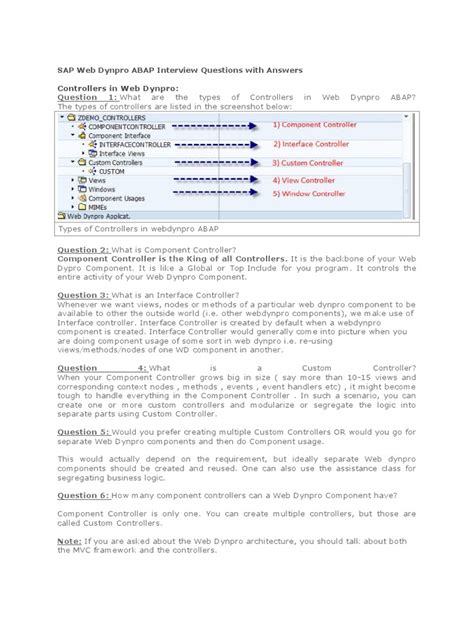 Web Dynpro Abap Interview Questions Answers Doc