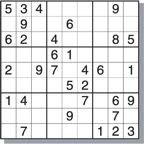 Web Sudoku Easy Puzzle Answers PDF