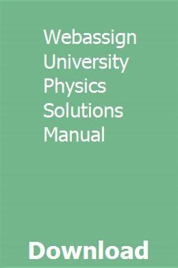 Webassign Solutions Manual Epub