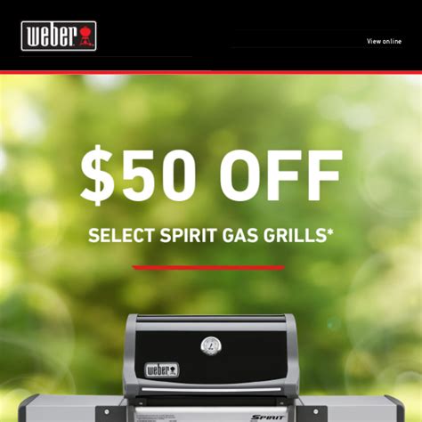 Weber Grill Promo Code: Save Up to 50% Off Your New Grill