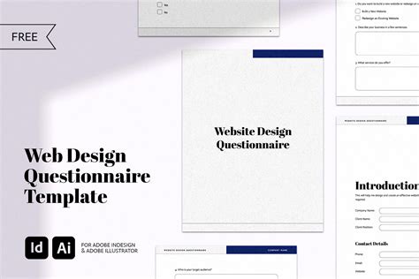 Website Design Questionnaire Template