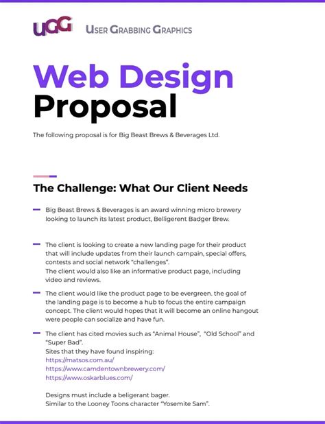 Website Rfp Template